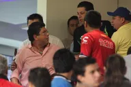 Kuri, durante la bronca en el Pirata Fuente