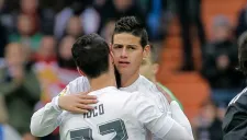 James Rodríguez entra de cambio por Isco en un juego del Madrid