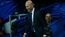 Zidane, durante un partido del Real Madrid