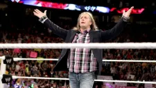 Bret Hart en una función de Raw