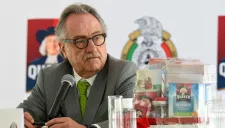 De María durante un evento de la Selección