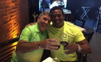 Reinoso comparte una cena con Carlos Santos