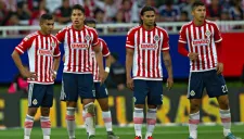 Los futbolistas de Chivas en un partido
