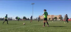 El Tri Femenil, durante un entrenamiento
