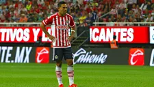 Fabián, en un partido con las Chivas