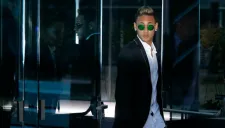 Neymar al momento de salir de la corte