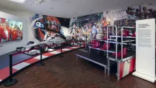 Parte de la exposición de Schumacher