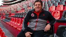 Piojo Herrera, en sesión de fotos con RÉCORD