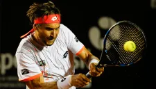 David Ferrer durante el Abierto de Río