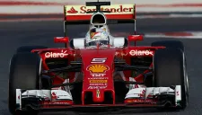 Vettel, en la práctica de Montmeló