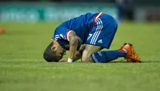 Orbelín en partido con Chivas