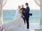 Bajo esta vista se llevó a cabo la boda