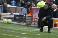 Simeone en partido del Atlético de Madrid