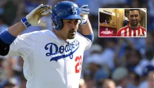 Adrián González y su foto con la playera de Chivas