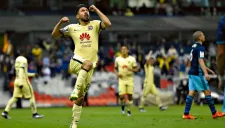 Oribe celebra un gol frente a Seattle