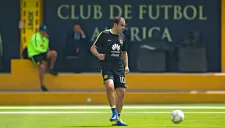 Blanco entrena con las Águilas