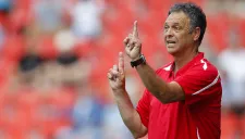 Caparrós durante su etapa como estratega de Mallorca