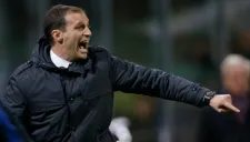 Allegri, durante un encuentro de la Juve