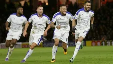 Riyad Mahrez celebrando su anotación