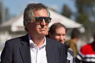 Jorge Vergara durante un entrenamiento de Chivas