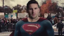 Messi en el papel de Superman