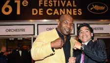 Tyson y Maradona, en el festival de Cannes