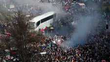 Así fue el recibimiento de los merengues