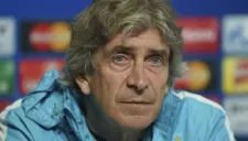 Manuel Pellegrini en conferencia de prensa de Champions League