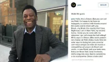 Así luce la primera publicación de Pelé