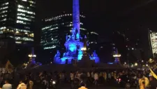 Los seguidores de América que se dieron cita en el Ángel