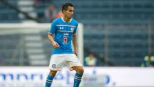 Rafael Baca durante un partido de Cruz Azul