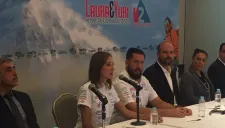 Laura y Yuri, en conferencia de prensa