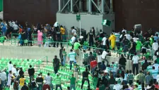 Altercado entre la porra de Tigres y Santos