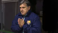 Martino, durante su etapa como técnico del Barcelona