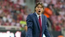 Matías Almeyda durante el partido contra América