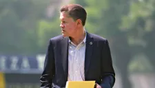 Ricardo Peláez durante un entrenamiento del América