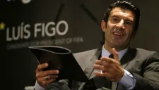 El exfutbolista Luís Figo durante un evento
