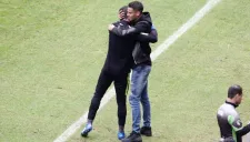 Diego Reyes y González en el Estadio Azteca