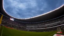 Panorámica de la cancha del Estadio Azteca
