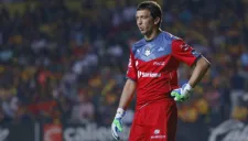 El guardameta en partido del conjunto lagunero