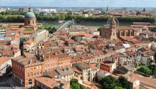 Vista aérea de la ciudad de Toulouse