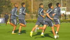 Argentina comenzando sus entrenamientos