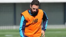 Miguel Layún, en un entrenamiento del Porto