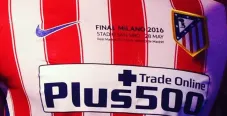 Detalle de la playera que usará el Atlético en la Final de la Champions
