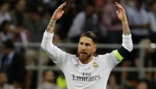Sergio Ramos celebra su anotación contra Atlético de Madrid