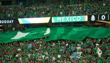 La bandera en apoyo a México