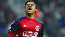 Javier López celebra un gol en el Clausura 2016