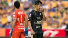 Severo Meza lamentando una acción con Dorados