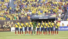 El equipo de Ecuador, en la cancha del MetLife