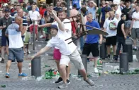 Aficionados rusos fomentan violencia